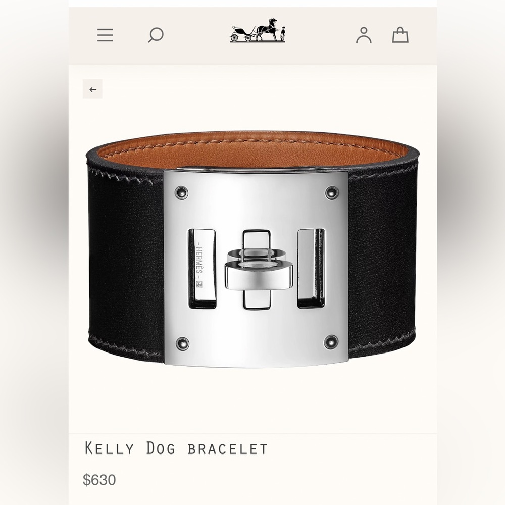 Hermes Kelly Dog Bracelet